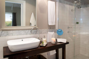 Fluffy towels and luxurious bathrroms